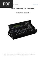 TC421 WIFI Time Led Controller Instruction Manual: LJS Tech (HK) Co.,Limited