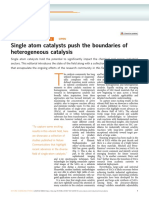 Single Atom Catalysts Push The Boundaries of Heterogeneous Catalysis