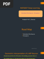 MAT6007 Session4 MP Neuron Perceptrons