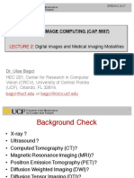 Medical Image Computing (Cap 5937) : Digital Images and Medical Imaging Modalities