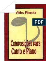 Altino Pimenta Composioes para Canto e Piano