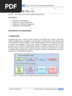 Programming Fundamentals Lab 01