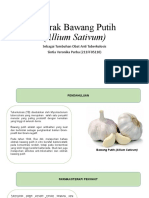 Ekstrak Bawang Putih (Allium Sativum)