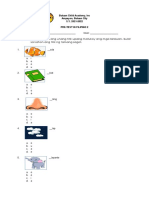 Pre-Test - Filipino 2