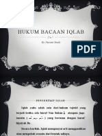 Hukum Bacaan Iqlab