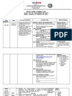 Weekly Home Learning Plan Grade 7-Special Program in The Arts Week 7, Quarter 1, OCTOBER 25-30, 2021