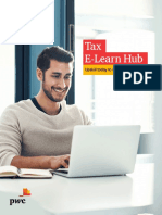Tax E-Learn Hub - Brochure Design