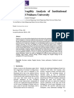 Seismic Fragility Analysis of Institutional Building of Pokhara University