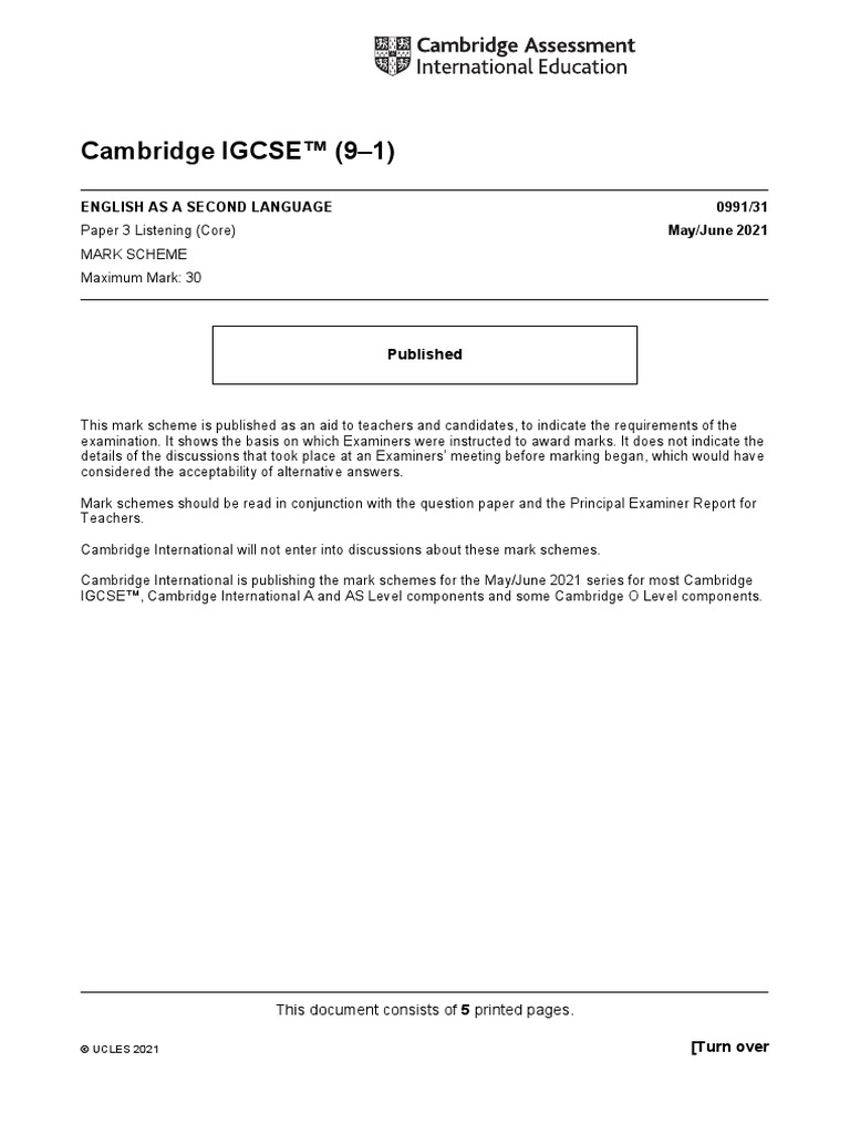 9-1-igcse-second-language-english-as-a-second-language-099131-0991-s21-ms-31-pdf-question-human-communication