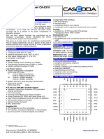 IEEE 802.15.4 Transceiver CA-8210: Datasheet