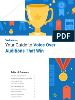 Your Guide To Voice Over Auditions That Win