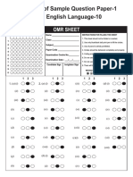 Solutions of Sample Question Paper-1 ICSE English Language-10