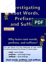 Root Words Prefixes and Suffixes