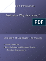 UNIT-1 Introduction: Motivation: Why Data Mining?