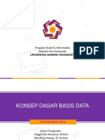 Materi 1 - Konsep Dasar Basis Data - Update19092017 - Diya