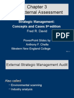 The External Assessment: Strategic Management: Concepts and Cases.9 Edition