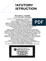Pdfcoffee.com Statutory Construction by Rolando Suarez PDF Free