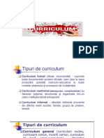 Tipuri de Curriculum