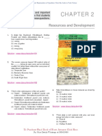 Resources and Development