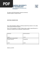 Method of Selecting Programming Practices For The Safety Critical Software Development Projects - 36944