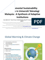 11 Environmental Sustainability Init UTM IRINA