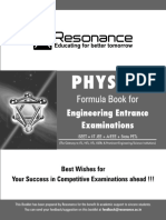 Resonance Physics Formula Booklet