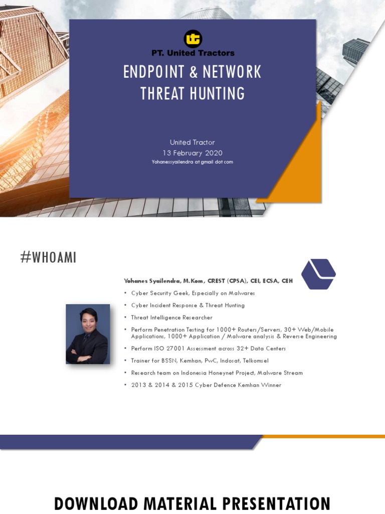 Endpoint and Network Threat Hunting Guide | PDF | Malware | Computer ...