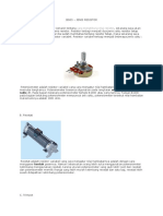 Jenis - Jenis Resistor