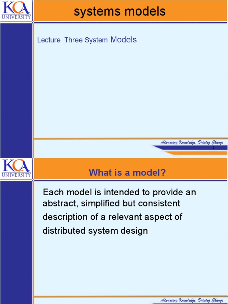 DISTRIBUTED SYSTEMS SLIDES-lesson3 | PDF | Client–Server Model ...
