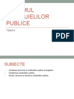 Tema 8. Sistemul Cheltuielilor Publice