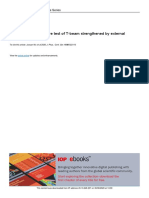 Study On The Destructive Test of T-Beam Strengthened by External Prestressing