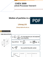 CHEN 3009 Fluid and Particle Processes Tutorial