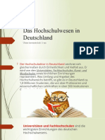 Das Hochschulwesen in Deutschland