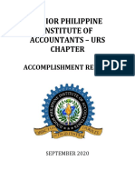 Junior Philippine Institute of Accountants - Urs: Accomplishment Report