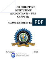 Junior Philippine Institute of Accountants - Urs: Accomplishment Report