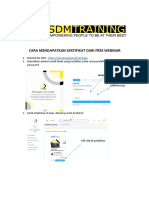 Cara Mendapatkan Sertifikat Dari Free Webinar