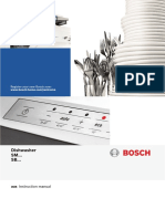 Bosch SMV66MX01A Serie 6 Fully Integrated Dishwasher User Manual