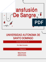 Transfusion Sanguinea