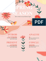 Hand Painted Flowers PowerPoint Template