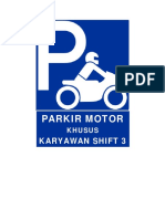 Parkir Motor: Karyawan Shift 3
