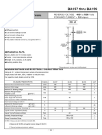 BA157 Thru BA159: REVERSE VOLTAGE - 400 To 1000 Volts Forward Current - 1.0 Ampere