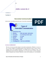 Communication Skills: Lecture No. 8