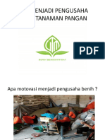 Kiat Menjadi Pengusaha Benih Tanaman Pangan