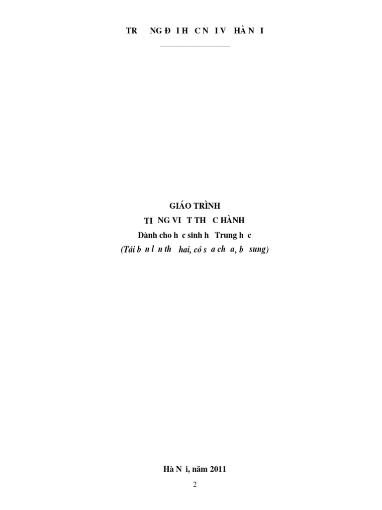 GT TVTH 1 | PDF