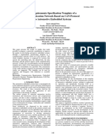 Requirements Specification Template for CAN-Based Automotive Communication Networks