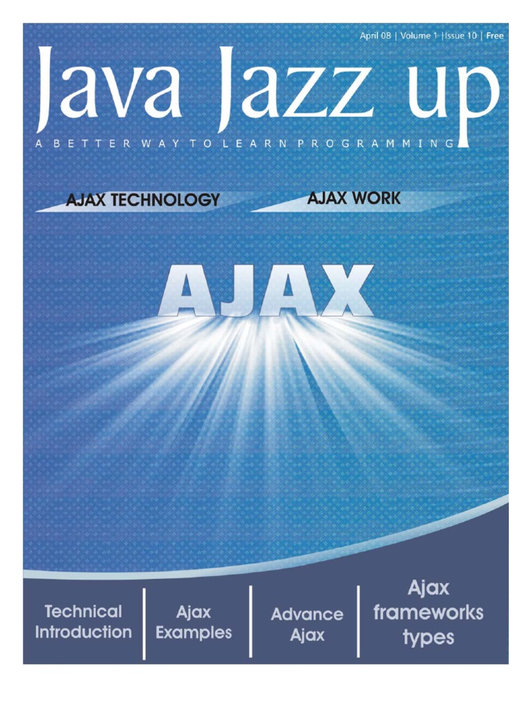 Ajax PDF | PDF | Ajax (Programming) | Web Application