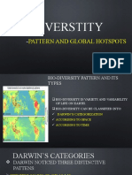 Bio-Diverstity: Pattern and Global Hotspots