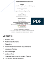 Format for Presentation