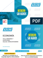 3° Semana Economía Intensivo San Marcos