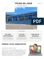 NOTÍCIAS DO JUCÁ - Jornal 5° Ano - Prof - Amanda